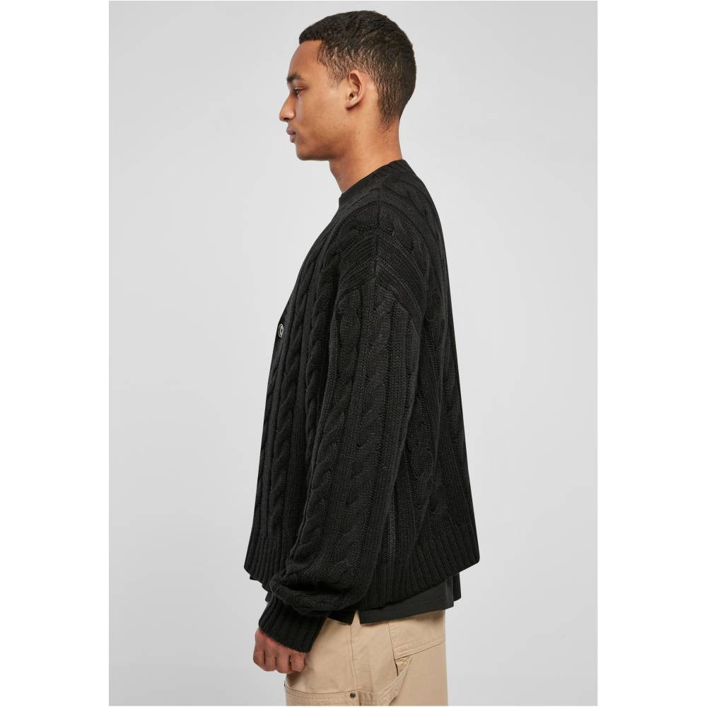 Urban Classics - Boxy Cardigan - Black